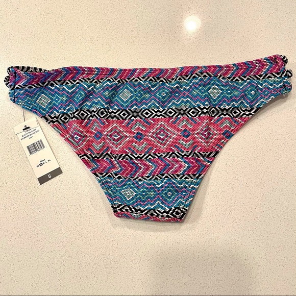 Sundazed Bikini Bottoms Pink and colorful pattern! - Picture 3 of 3